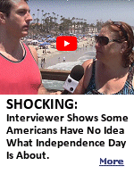 With Americans celebrating Independence Day this weekend, Mark Dice illustrated that many beachgoers in San Diego dont even know when the Declaration of Independence was signed or what the 4th of July even represents.